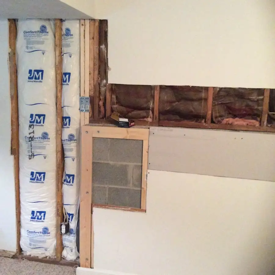 Wall insulation replacement during Odor Removal & Deodorization in Palos Verdes Estates